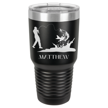 Custom Fishing 30oz Ringneck Tumbler